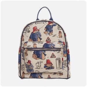Daypack Knapsack With Paddington Bear Design Inspired by Charles Voysey 🧸 NEW
